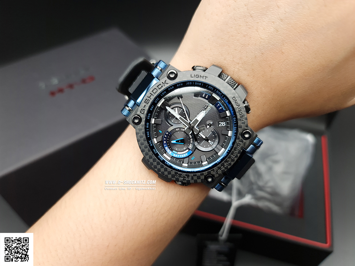 CASIO G-SHOCK นาฬิกาข้อมือ นาฬิกากันน้ำ นาฬิกาของแท้ ประกันศูนย์ CMG 1 ปี รุ่น MTG-B1000XB-1A นาฬิกาสีดำ