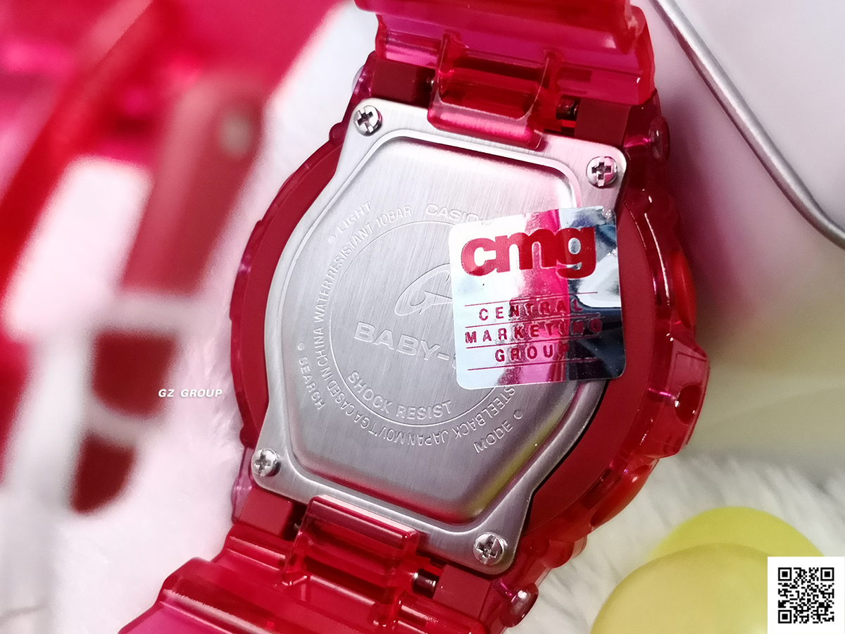 CASIO BABY-G นาฬิกาข้อมือ นาฬิกากันน้ำ นาฬิกาของแท้ ประกันศูนย์ CMG 1 ปี รุ่น BGA-270S-4A นาฬิกาสีชมพู