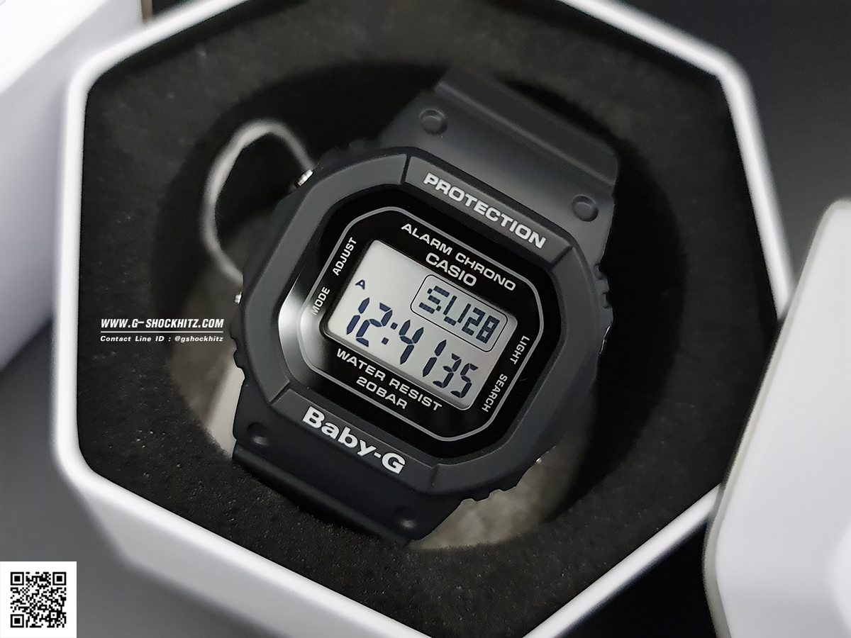 CASIO BABY-G นาฬิกาข้อมือ นาฬิกากันน้ำ นาฬิกาของแท้ ประกันศูนย์ CMG 1 ปี รุ่น BGD-560-1 นาฬิกาสีดำ