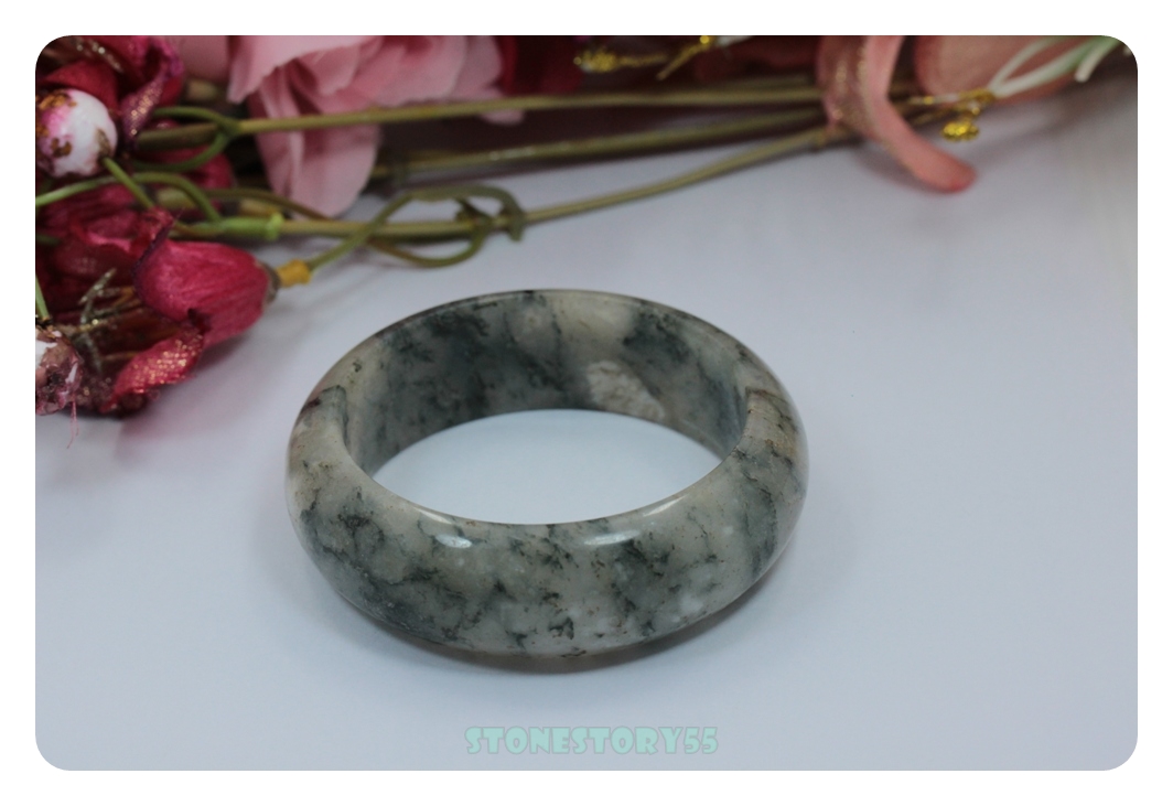 กำไลหยกลายธรรมชาติ6.0