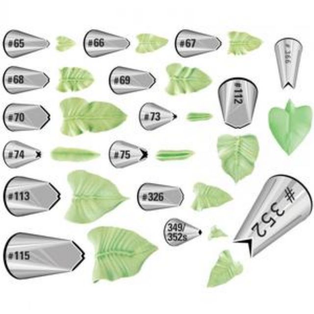 หัวบีบใบไม้ 263-70 / 112-115 (นำเข้าเกาหลี)
