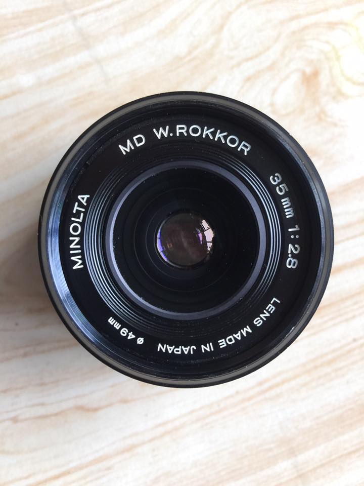 MINOLTA MD W. ROKKOR 35MM. F2.8 MD MOUNT
