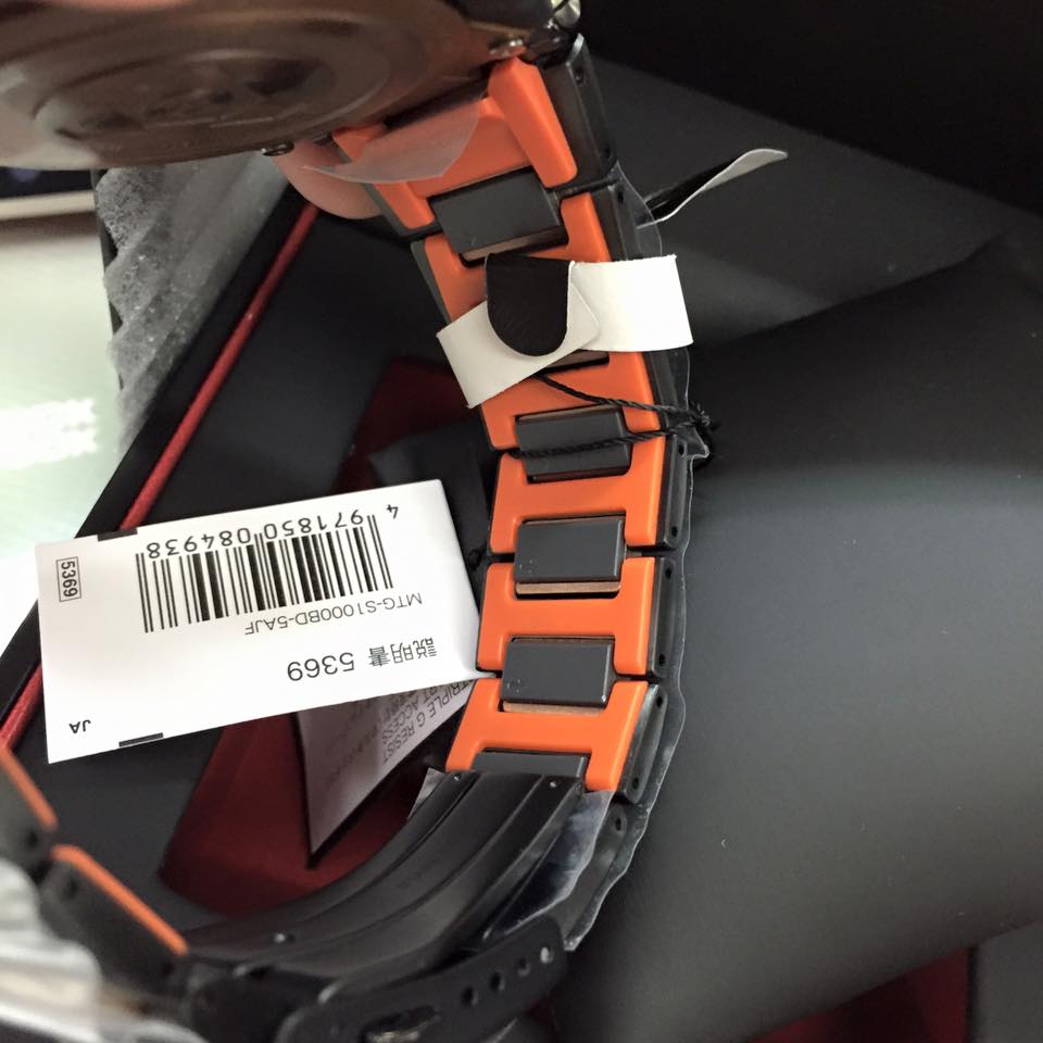 CASIO G-SHOCK นาฬิกาข้อมือ นาฬิกากันน้ำ นาฬิกาของแท้ ประกันศูนย์ CMG 1 ปี รุ่น MTG-S1000BD-5A นาฬิกาสีดำ