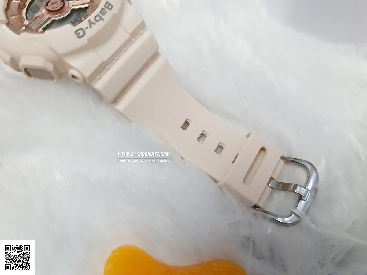 CASIO BABY-G นาฬิกาข้อมือ นาฬิกากันน้ำ นาฬิกาของแท้ ประกันศูนย์ CMG 1 ปี รุ่น BA-110XCP-4A นาฬิกาสีชมพู