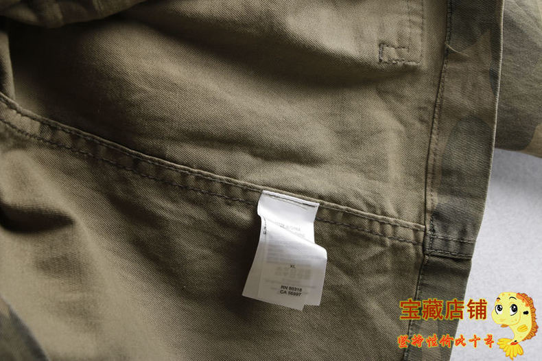 LUCKY BRAND เสื้อนอกเขียวทหาร เสื้อแจ็คเก็ต แนวทหาร แพทเทิน Lucky brandสวย เท่ห์ มาก แบรนด์ In extenso สำเนา เขียว