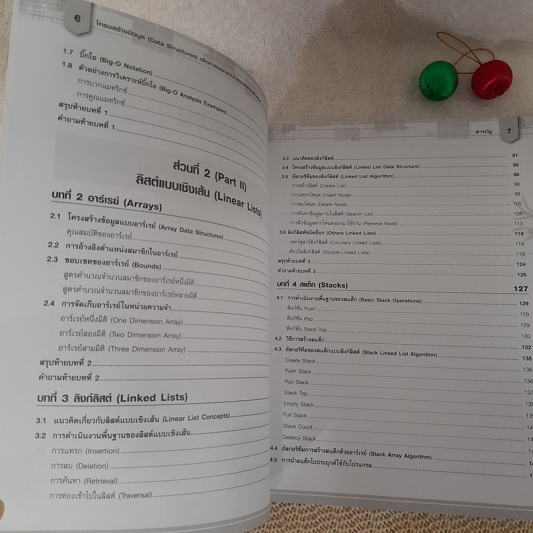 โครงสร้างข้อมูล (Data Structures) เพื่อการออกแบบโปรแกรมคอมพิวเตอร์ ฉบับปรับปรุงเพิ่มเติม / โอภาส เอี่ยมสิริวงศ์