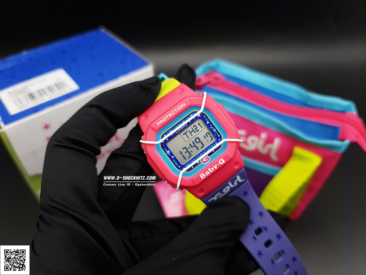 CASIO BABY-G นาฬิกาข้อมือ นาฬิกากันน้ำ นาฬิกาของแท้ ประกันศูนย์ CMG 1 ปี รุ่น BGD-500XG-4JR นาฬิกาสีชมพู