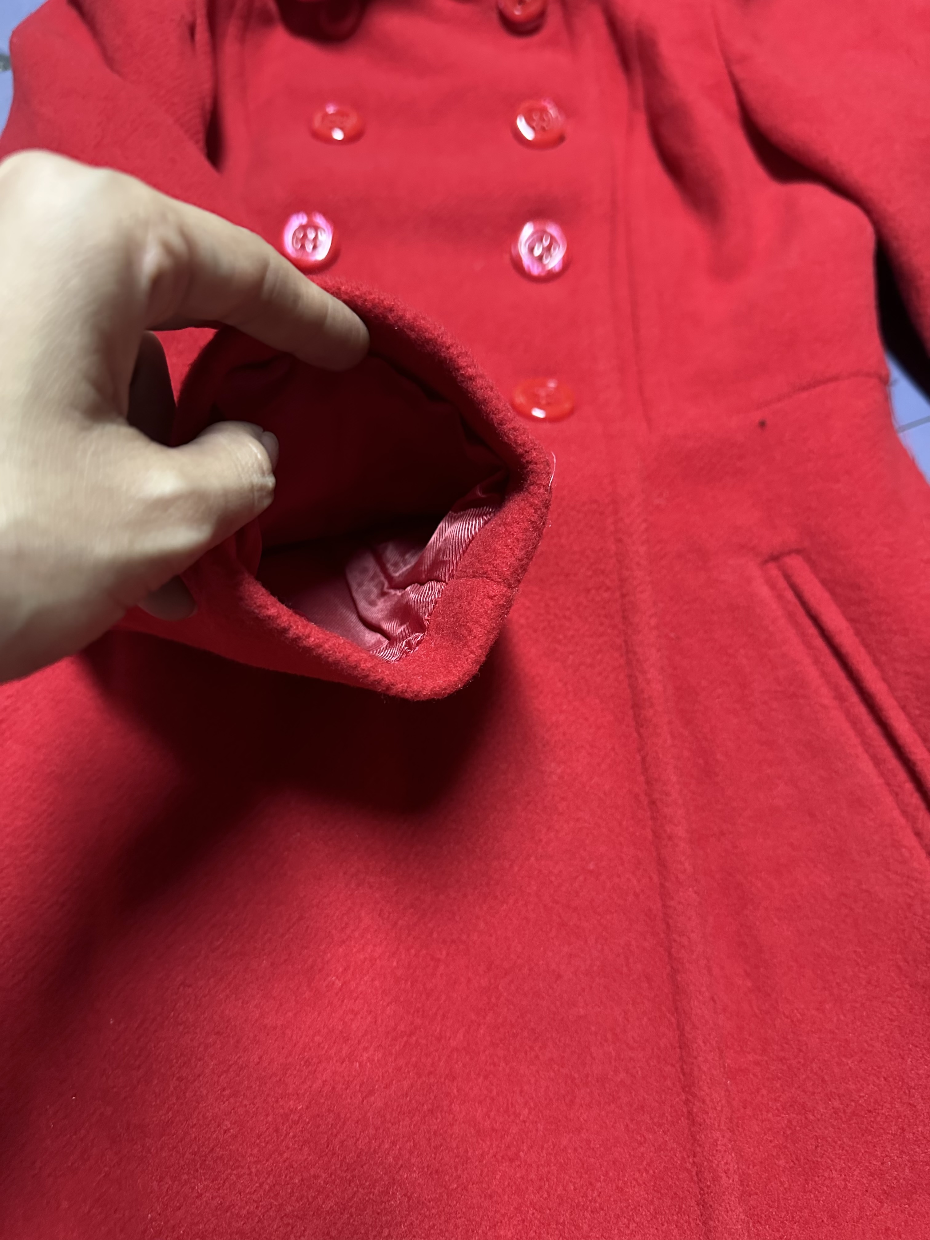 เสื้อโค้ท peacoat เสื้อโค้ทเฟอร์ โค้ทสีแแดง แบรนด์ สำเนา สำเนา สำเนา