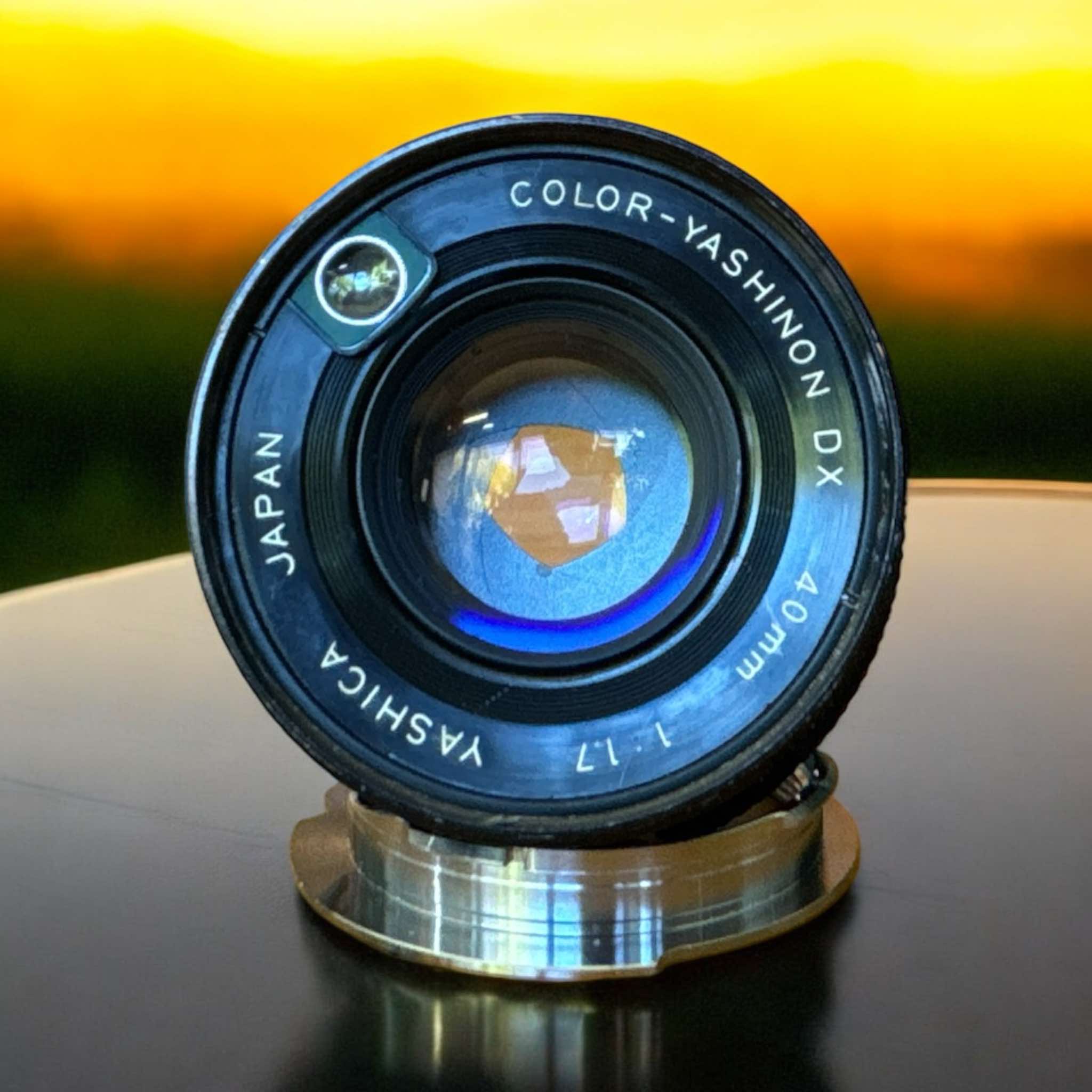 YASHICA COLOR-YASHINON DX 40MM.F1.7 MODIFILD M39 MOUNT