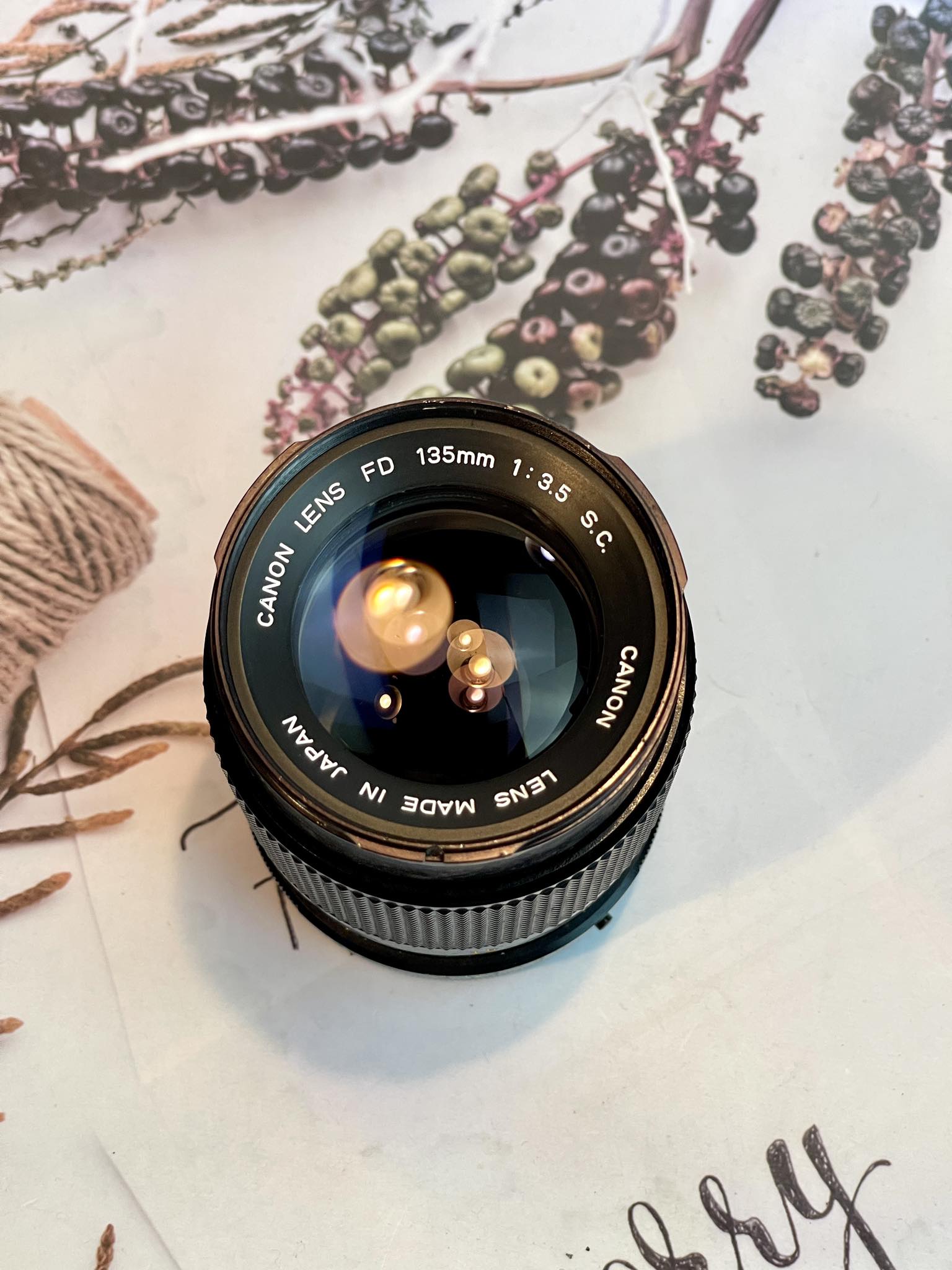 CANON LENS FD 135MM.F3.5S.C FD MOUNT