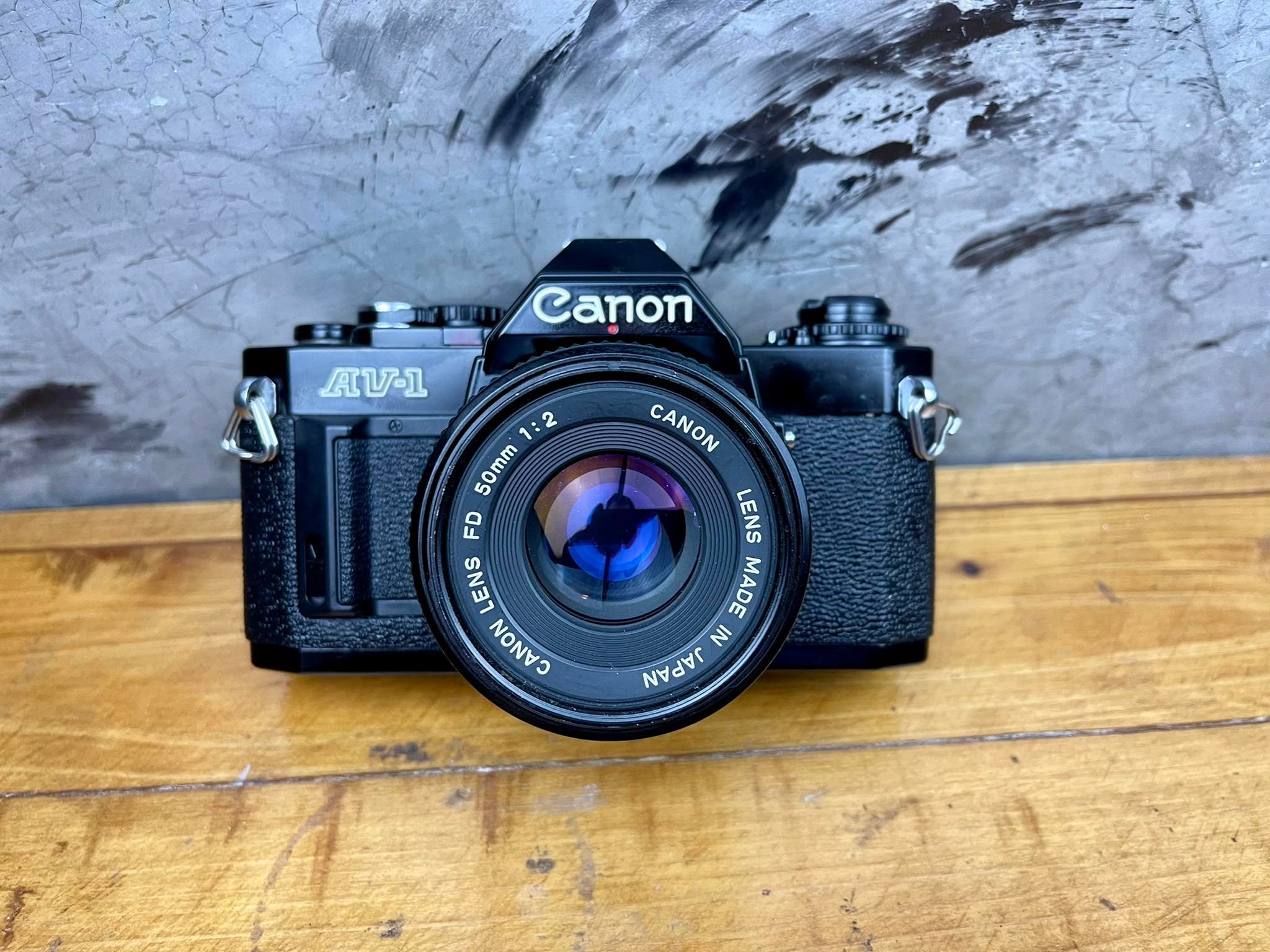 CANON AV1 CANON LENS FD 50MM.F2