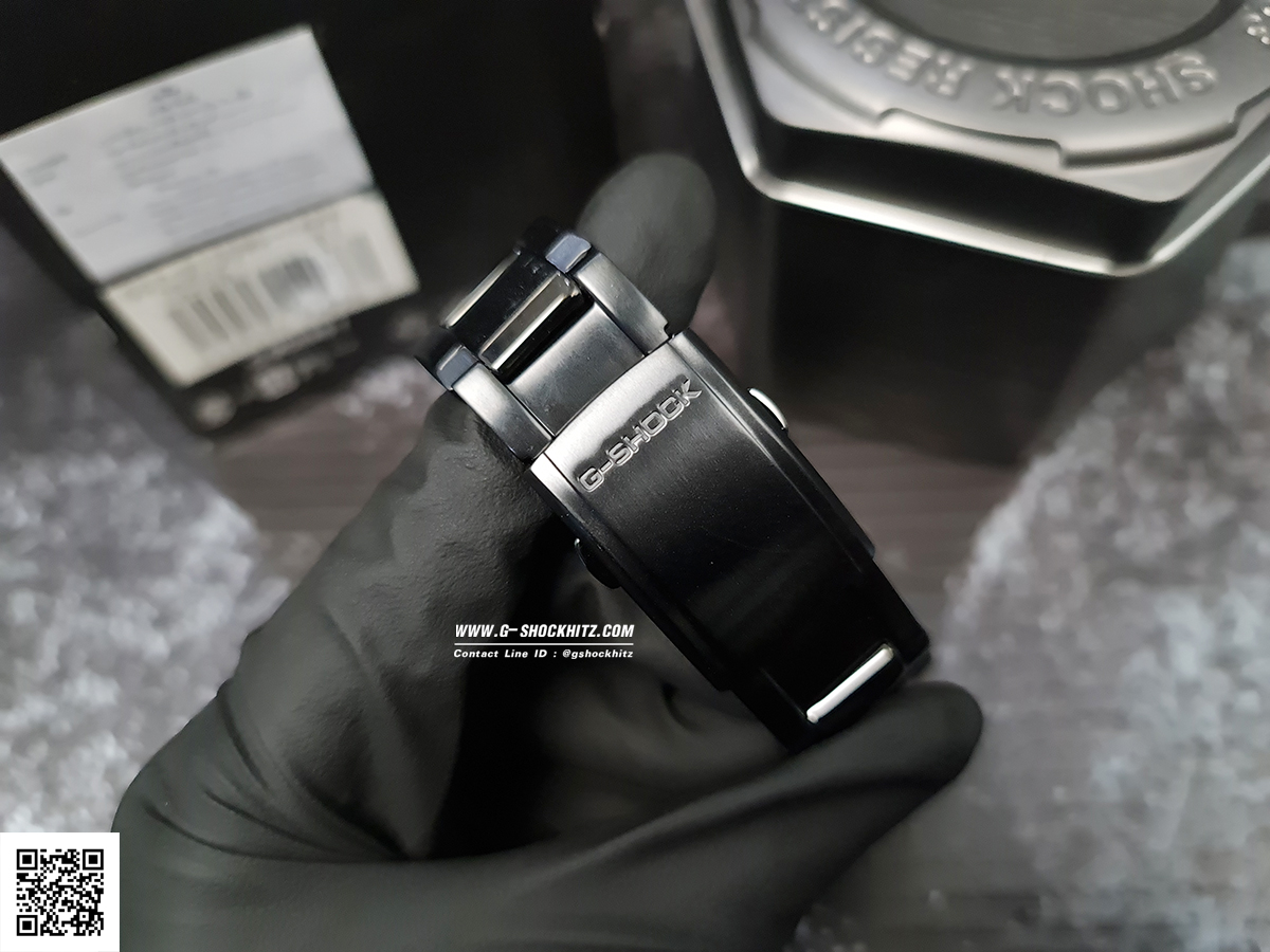 CASIO G-SHOCK นาฬิกาข้อมือ นาฬิกากันน้ำ นาฬิกาของแท้ ประกันศูนย์ CMG 1 ปี รุ่น GST-S130BD-1A นาฬิกาสีดำ