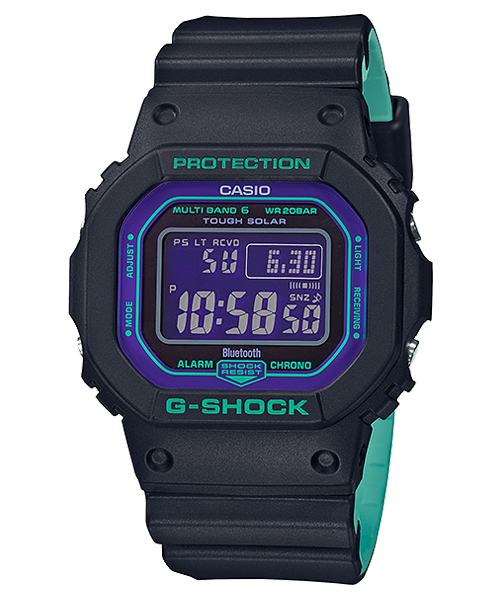CASIO G-SHOCK นาฬิกาข้อมือ นาฬิกากันน้ำ นาฬิกาของแท้ ประกันศูนย์ CMG 1 ปี รุ่น GW-B5600BL-1 นาฬิกาสีดำ
