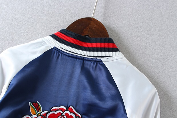 เสื้อแจ็คเก็ต เสื้อนอก เสื้อคลุมทรงเบสบอล สไตล์วินเทจ แต่งลายปัก แบรนด์เนมญี่ปุ่น