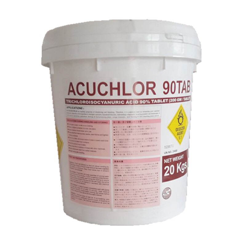 คลอรีนญี่ปุ่น (ก้อน) 20 ก.ก/ถัง Acuchlor 90% ชิ้น 0 กก. 2025-04-26 15:53:39