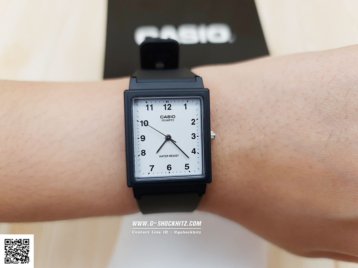 CASIO MID YEAR SALE นาฬิกาคาสิโอ พร้อมส่ง นาฬิกาข้อมือ นาฬิกากันน้ำ นาฬิกาของแท้ BTS ประกันศูนย์ CMG 1 ปี รุ่น MQ-27-7B นาฬิกาสีดำ