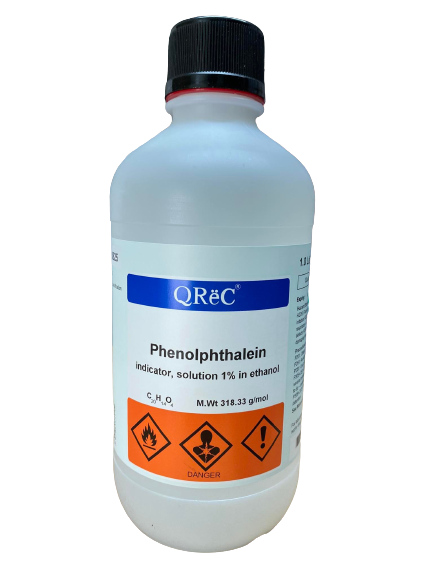 Phenolphthalein Indicator, Solution 1% in Ethanol QReC™