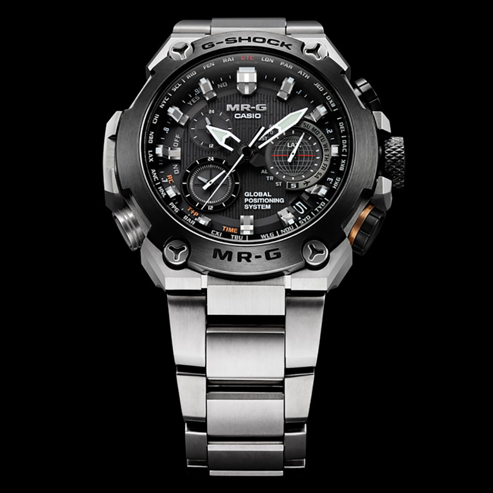 CASIO G-SHOCK นาฬิกาข้อมือ นาฬิกากันน้ำ นาฬิกาของแท้ ประกันศูนย์ CMG 1 ปี รุ่น MRG-G1000D-1A นาฬิกาสีดำ