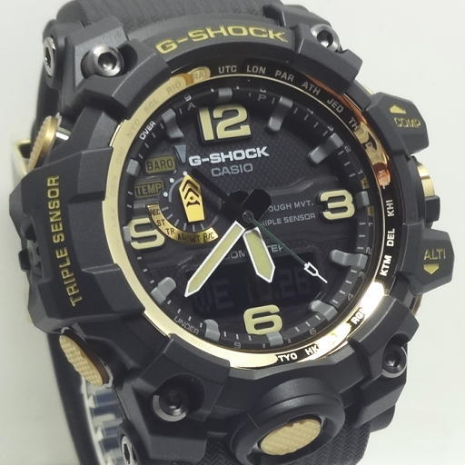 CASIO G-SHOCK นาฬิกาข้อมือ นาฬิกากันน้ำ นาฬิกาของแท้ ประกันศูนย์ CMG 1 ปี รุ่น GWG-1000GB-1 นาฬิกาสีดำ