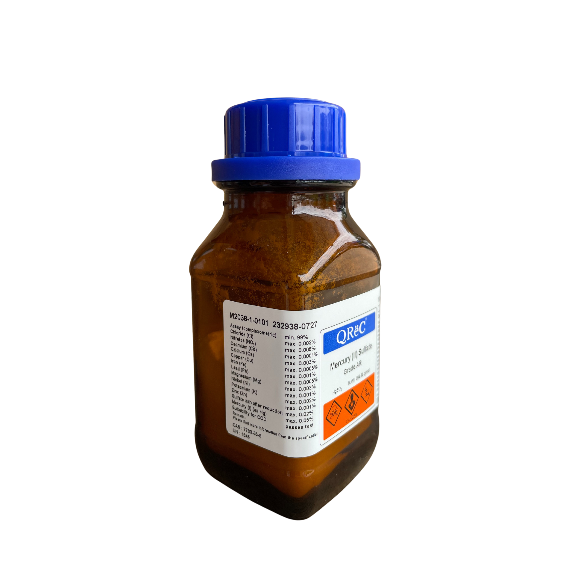Mercury (II) Sulfate, AR 100 g. QReC™