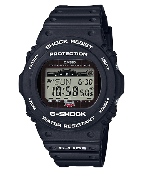 CASIO G-SHOCK นาฬิกาข้อมือ นาฬิกากันน้ำ นาฬิกาของแท้ ประกันศูนย์ CMG 1 ปี รุ่น GWX-5700CS-1 นาฬิกาสีดำ