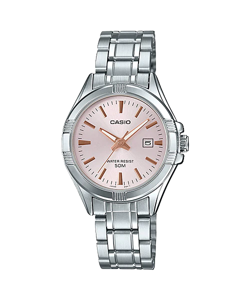 CASIO นาฬิกาคาสิโอ นาฬิกาข้อมือ นาฬิกากันน้ำ นาฬิกาของแท้ ประกันศูนย์ CMG 1 ปี รุ่น LTP-1308D-4A นาฬิกาสีเงิน