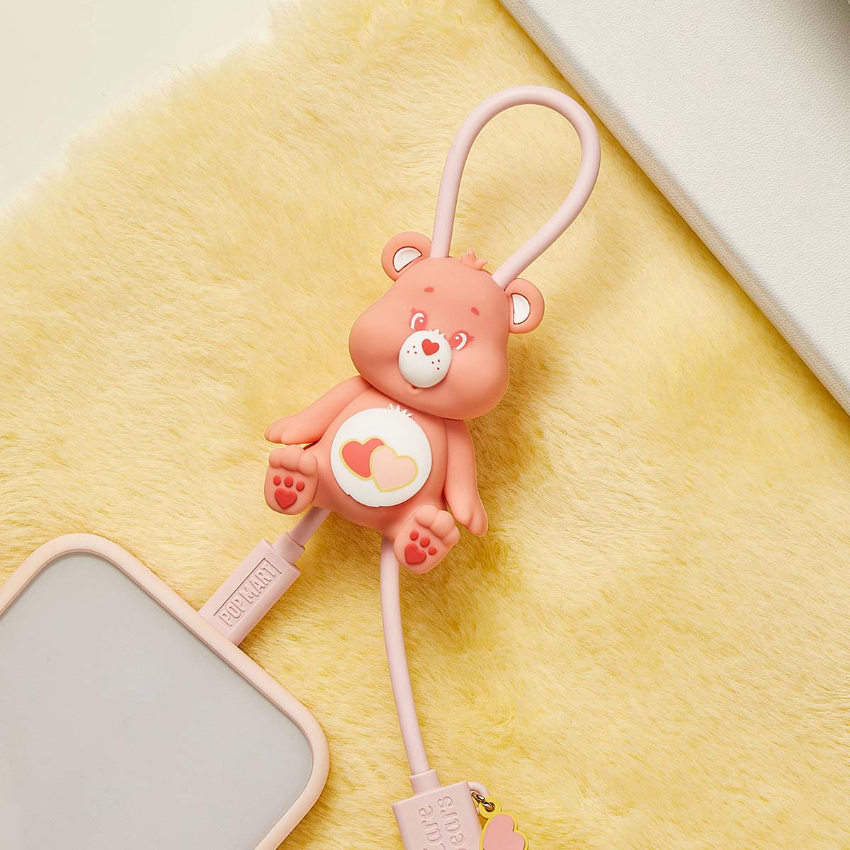POPMART Care Bears Cozy Life Series-Cable Blind Box Care Bears Cable Blind Box กล่องสุ่มสายชาร์จโทรศัพท์