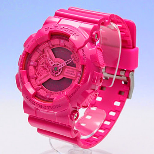 CASIO G-SHOCK นาฬิกาข้อมือ นาฬิกากันน้ำ นาฬิกาของแท้ ประกันศูนย์ CMG 1 ปี รุ่น GMA-S110CC-4 นาฬิกาสีชมพู