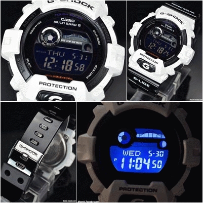CASIO G-SHOCK นาฬิกาข้อมือ นาฬิกากันน้ำ นาฬิกาของแท้ ประกันศูนย์ CMG 1 ปี รุ่น GWX-8900B-7 นาฬิกาสีขาว
