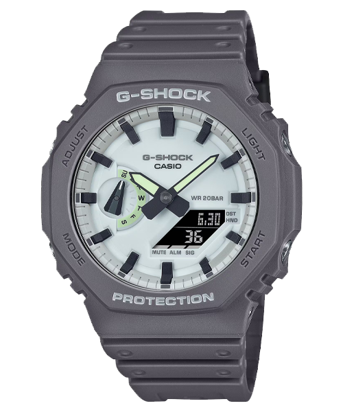 CASIO G-SHOCK นาฬิกาข้อมือ นาฬิกากันน้ำ นาฬิกาของแท้ ประกันศูนย์ CMG 1 ปี รุ่น GA-2100HD-8 นาฬิกาสีเทา
