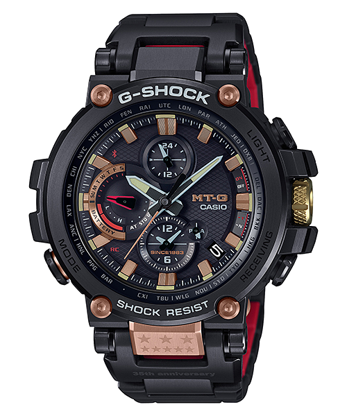 CASIO G-SHOCK นาฬิกาข้อมือ นาฬิกากันน้ำ นาฬิกาของแท้ ประกันศูนย์ CMG 1 ปี รุ่น MTG-B1000TF-1A นาฬิกาสีดำ