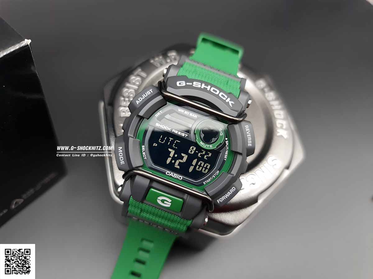 CASIO G-SHOCK นาฬิกาข้อมือ นาฬิกากันน้ำ นาฬิกาของแท้ ประกันศูนย์ CMG 1 ปี รุ่น GD-400-3D นาฬิกาสีเขียว
