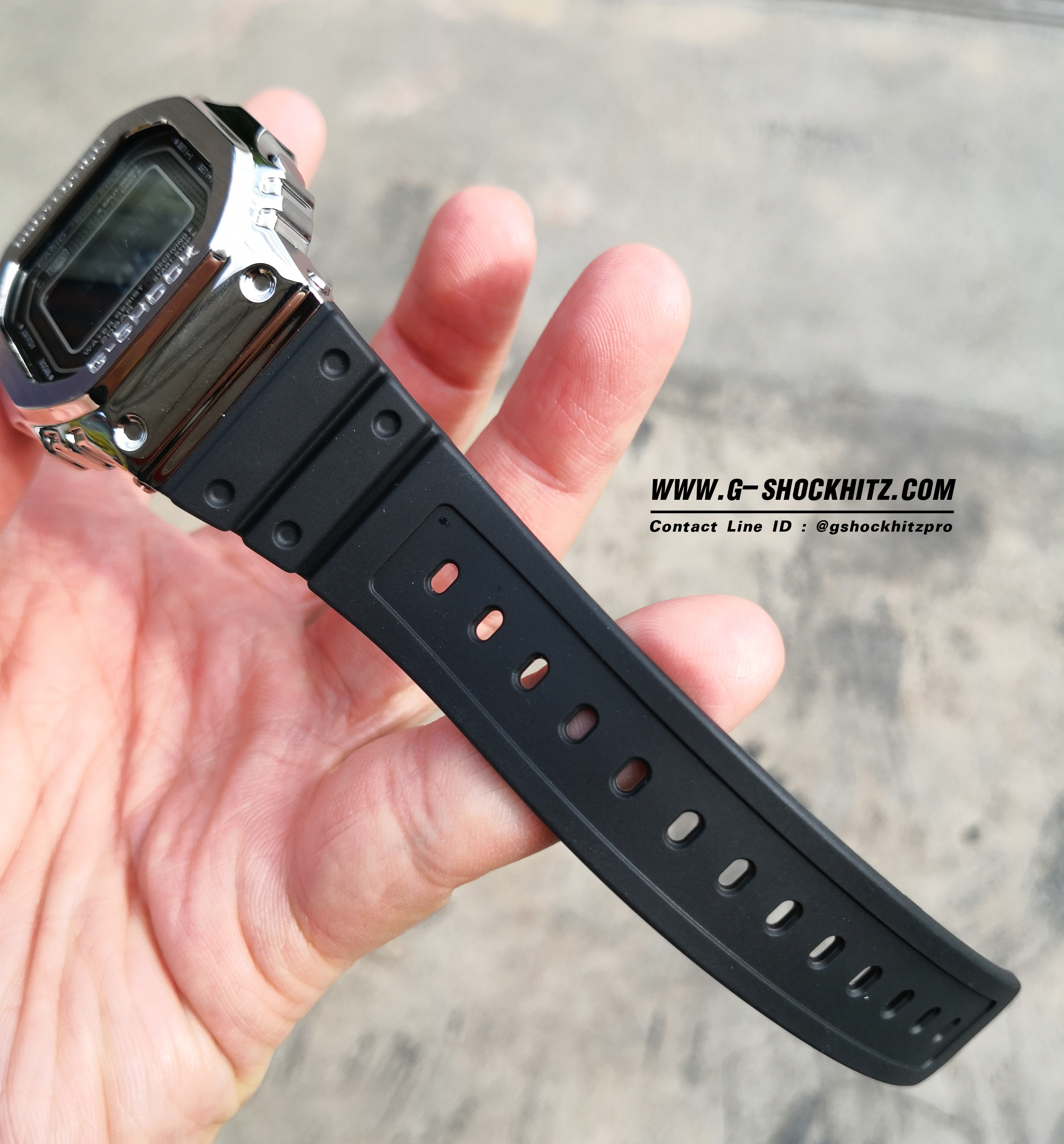 CASIO MID YEAR SALE G-SHOCK พร้อมส่ง นาฬิกาข้อมือ นาฬิกากันน้ำ นาฬิกาของแท้ ประกันศูนย์ CMG 1 ปี รุ่น GMW-B5000-1 นาฬิกาสีดำ