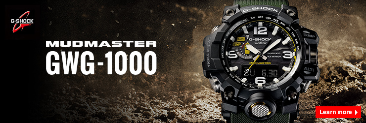 CASIO G-SHOCK นาฬิกาข้อมือ นาฬิกากันน้ำ นาฬิกาของแท้ ประกันศูนย์ CMG 1 ปี รุ่น GWG-1000-1A3 นาฬิกาสีดำ