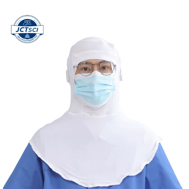 Food Factory Hat Cleanroom หมวกคลุมบ่าโรงอาหาร