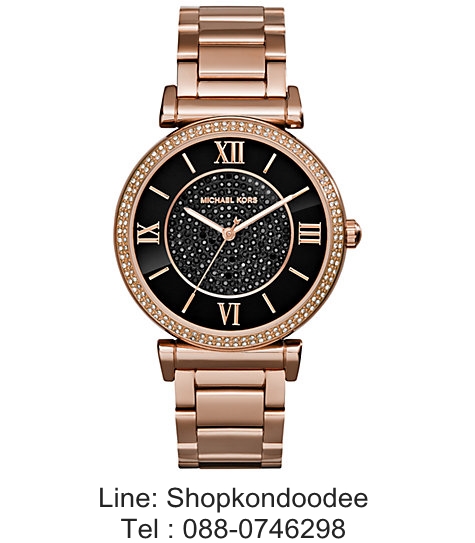 **พร้อมส่ง**นาฬิกา Michael Kors MK3356 Ladies Catlin Rose Gold Plated Watch