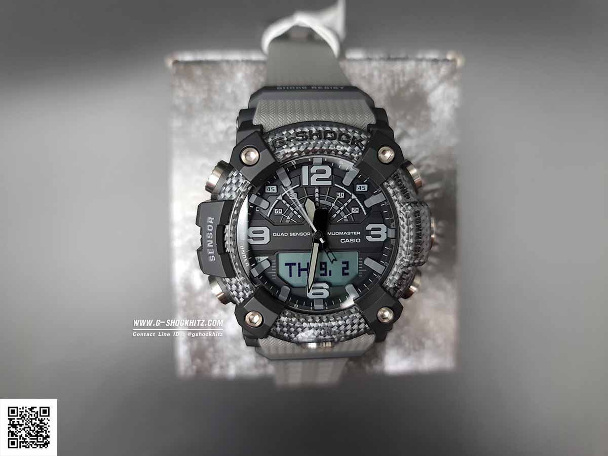 CASIO G-SHOCK นาฬิกาข้อมือ นาฬิกากันน้ำ นาฬิกาของแท้ ประกันศูนย์ CMG 1 ปี รุ่น GG-B100-8A นาฬิกาสีดำ