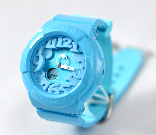 CASIO BABY-G นาฬิกาข้อมือ นาฬิกากันน้ำ นาฬิกาของแท้ ประกันศูนย์ CMG 1 ปี รุ่น BGA-130-2B นาฬิกาสีฟ้า