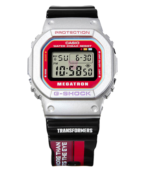 CASIO G-SHOCK นาฬิกาข้อมือ นาฬิกากันน้ำ นาฬิกาของแท้ ประกันศูนย์ 1 ปี รุ่น DW-5600MEGA22-8PFT นาฬิกาสีเทา