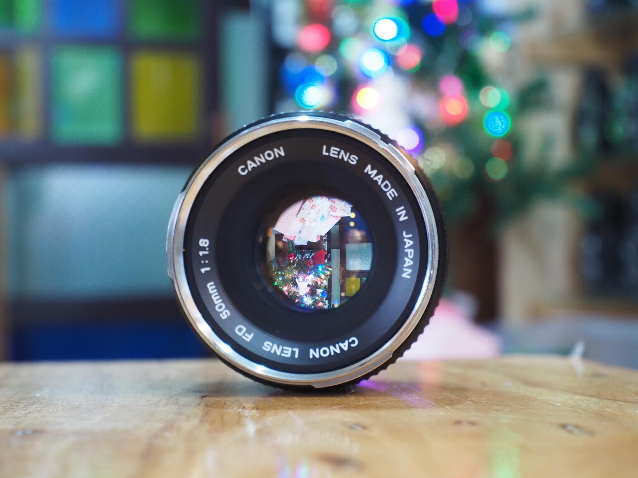 CANON LENS FD 50MM. F1.8 SILVER NOSE FD MOUNT