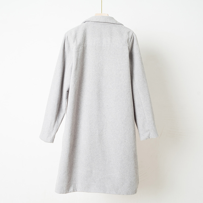 Gyle เสื้อโค้ท เสื้อกันหนาว เนื้อผ้าสักหลาดวูล โค้ทวูลสีดำ แต่งกระดุมสองแถว แบรนด์ GYLE (JAPAN)