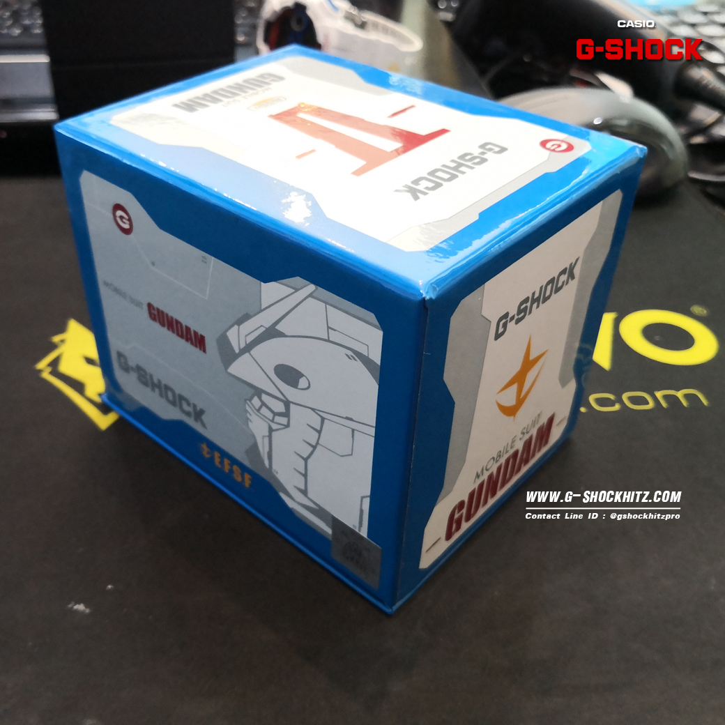 CASIO G-SHOCK นาฬิกาข้อมือ นาฬิกากันน้ำ นาฬิกาของแท้ ประกันศูนย์ CMG 1 ปี รุ่น GD-100 GUNDAM Mobile Suit นาฬิกาสีขาว