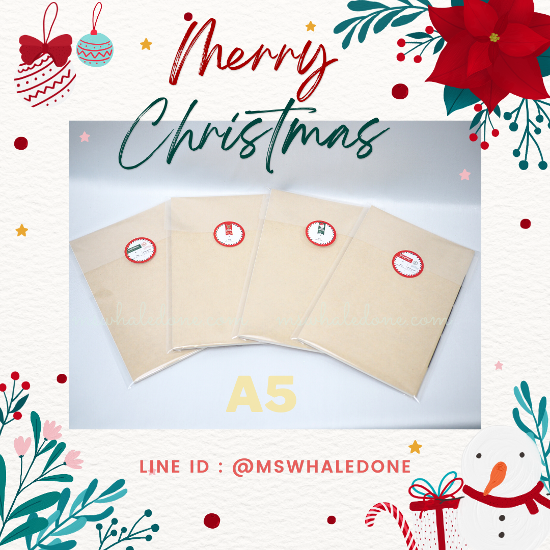 (ซื้อ4แถม1คละได้) ฟรี! แพคพร้อมแจกเทศกาลต่างๆ สมุดปกคราฟA6/A5 ไส้ในไม่มีเส้น/มีเส้น/จุด(เลือกได้) ปกไม่มีลาย กระดาษไส้ในถนอมสายตา แฮนเมด เย็บเชือก