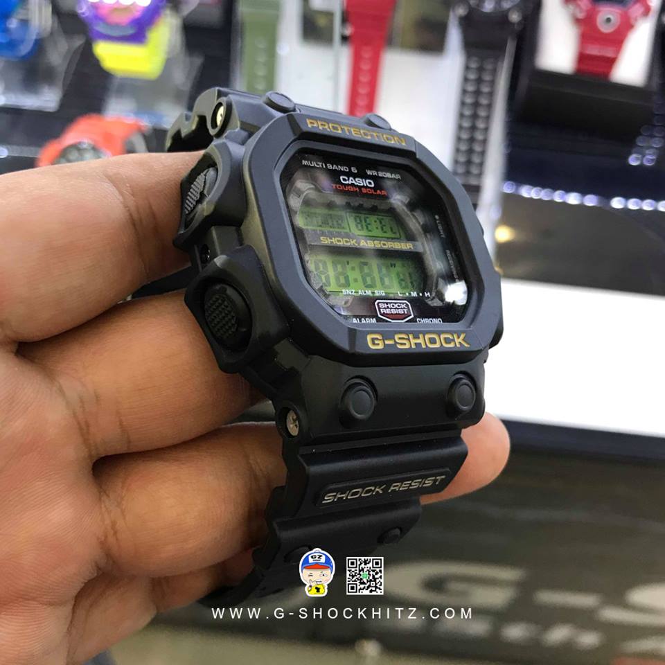 CASIO G-SHOCK นาฬิกาข้อมือ นาฬิกากันน้ำ นาฬิกาของแท้ ประกันศูนย์ CMG 1 ปี รุ่น GXW-56-1BJ นาฬิกาสีดำ