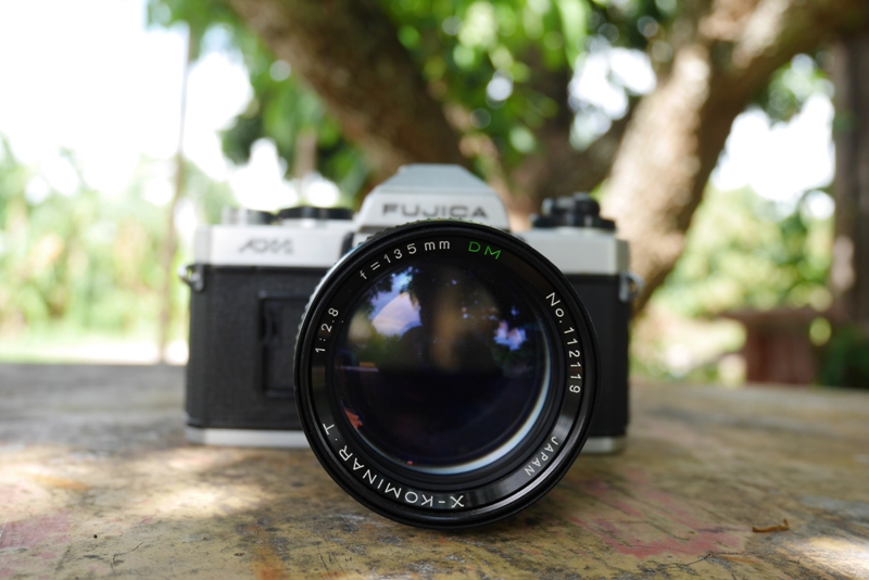FUJICA AX-1 X-KOMINAR.T 135MM.2.8 DM