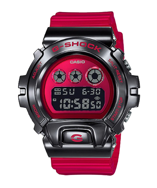 CASIO G-SHOCK นาฬิกาข้อมือ นาฬิกากันน้ำ นาฬิกาของแท้ ประกันศูนย์ CMG 1 ปี รุ่น GM-6900B-4D นาฬิกาสีแดง
