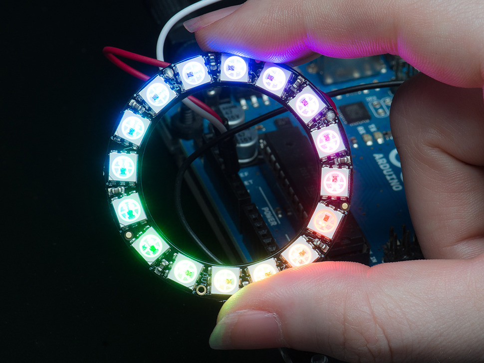 NeoPixel Ring 12 WS2812 RGB LED เส้นผ่านศูนย์กลาง 5 cm