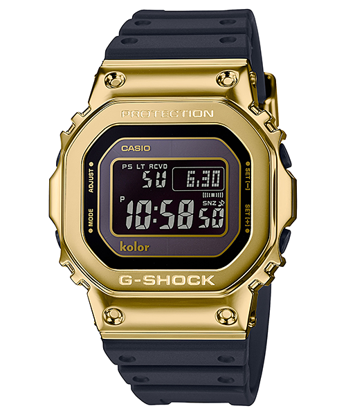 CASIO G-SHOCK นาฬิกาข้อมือ นาฬิกากันน้ำ นาฬิกาของแท้ ประกันศูนย์ CMG 1 ปี รุ่น GMW-B5000KL-9D นาฬิกาสีทอง