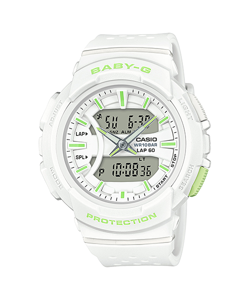 CASIO BABY-G นาฬิกาข้อมือ นาฬิกากันน้ำ นาฬิกาของแท้ ประกันศูนย์ CMG 1 ปี รุ่น BGA-240-7A2 นาฬิกาสีขาว