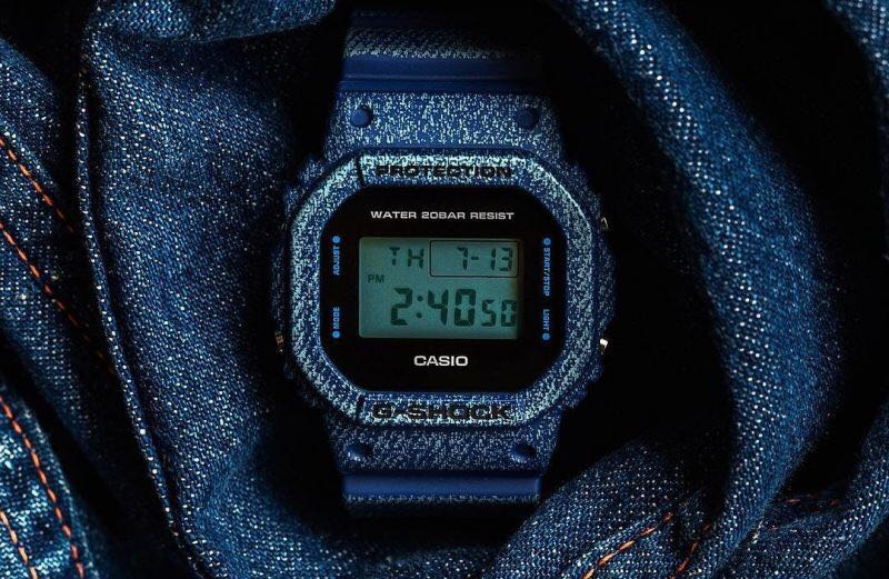 CASIO BABY-G นาฬิกาข้อมือ นาฬิกากันน้ำ นาฬิกาของแท้ ประกันศูนย์ CMG 1 ปี รุ่น BGD-560DE-2D นาฬิกาสียีนส์